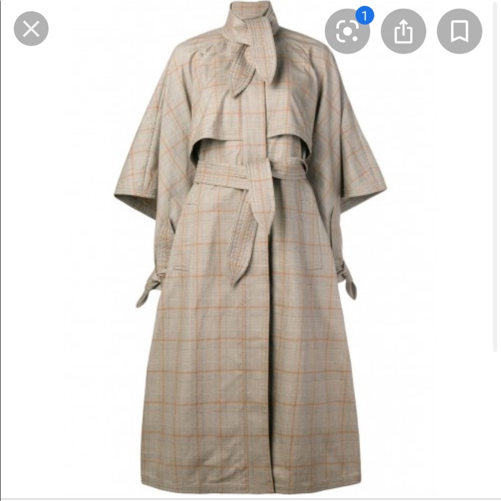 NWOT Zimmermann gabardine tie trench coat